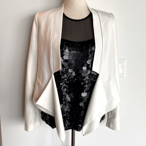 New Robert Rodriguez Sheer Sequins top and Paillettes in Silk - Picture 7 of 15